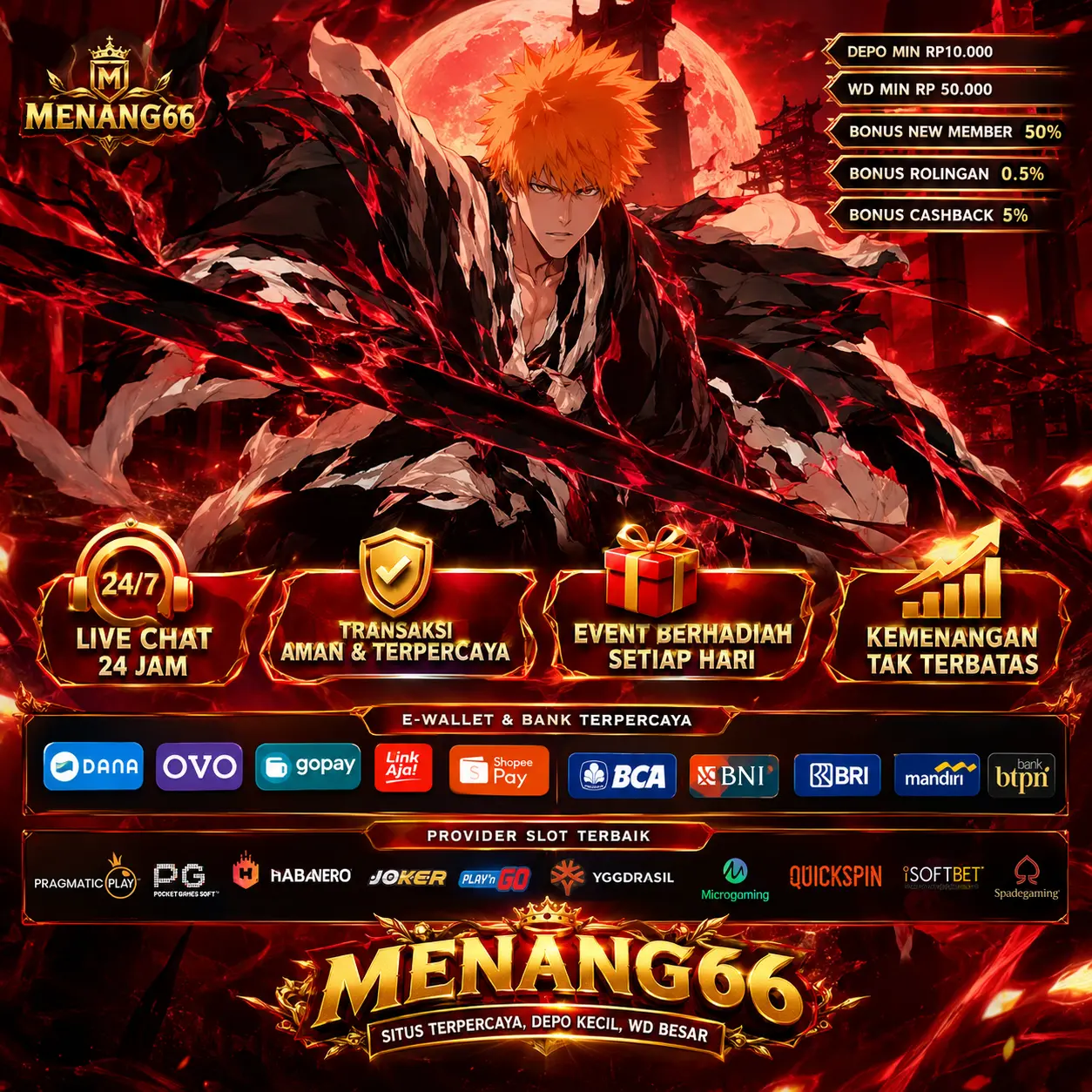 MENANG66 Banner